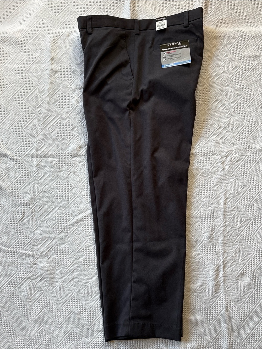 George Black Men's Dress Pants - Straight Leg